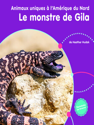 cover image of Le monstre de Gila